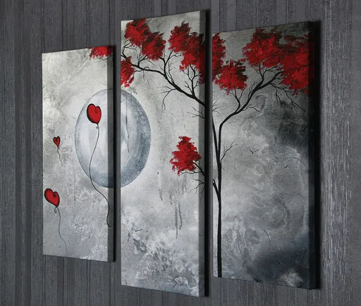 Tablou decorativ, UC044, 45 x 20 cm, Multicolor