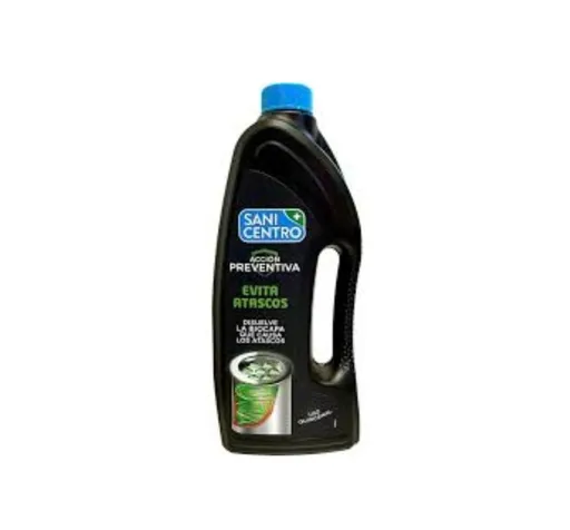 Solutie pentru prevenirea blocarii canalizarilor si eliminarea mirosurilor 1L, Sanicentro