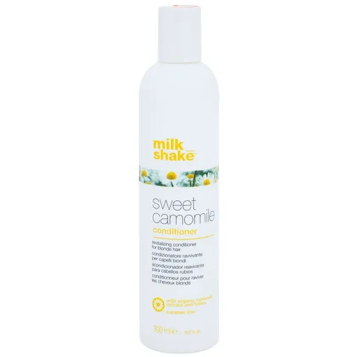 milk_shake® Sweet Camomile balsam hranitor pentru par blond fără parabeni 300 ml