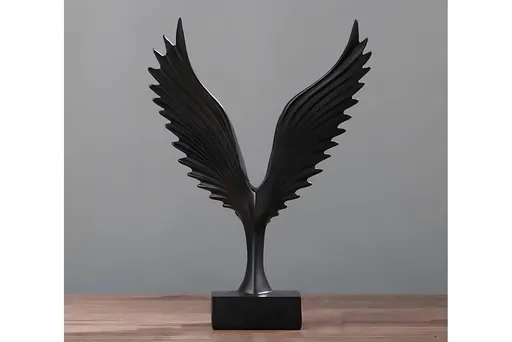 Decoratiune, CY0358, 31x23 cm, Poliester, Negru