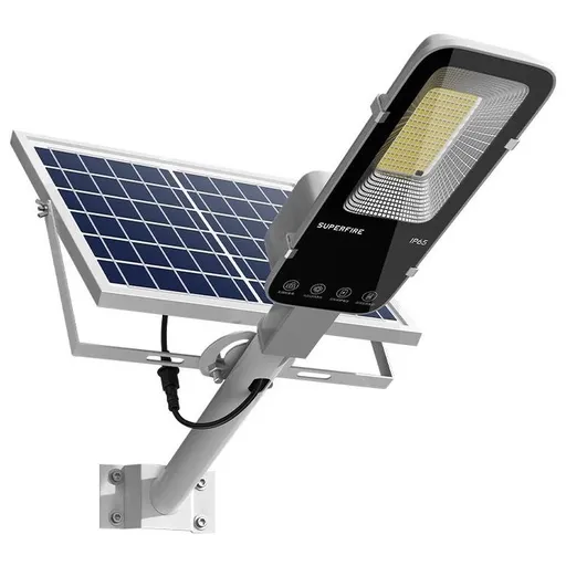 Lampa solara stradala LED Superfire, Panou solar, Telecomanda, 63W, 500lm, 5000mAh FF5-A / 6956362995680