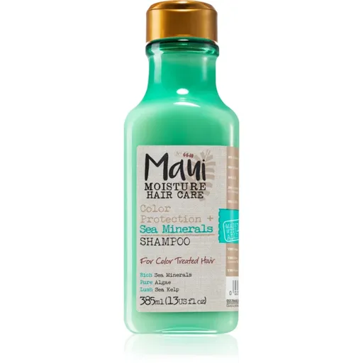 Maui Moisture Colour Protection + Sea Minerals sampon pentru stralucirea si tonifierea parului vopsit cu minerale 385 ml