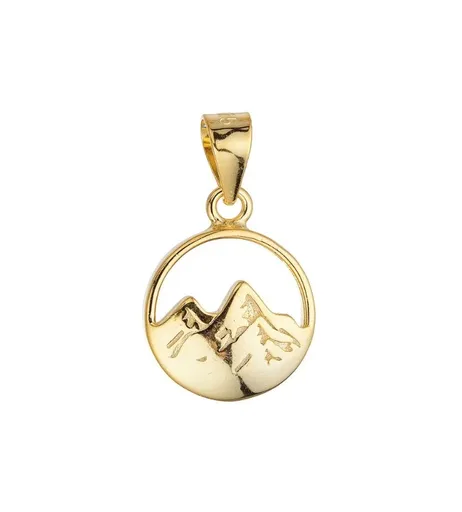 Evolution Group - Pavona Pandantiv original placat cu aur Munții 64086/AU