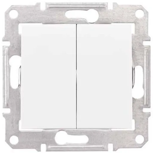 Intrerupator cap scara dublu Schneider Sedna SDN0600121, alb