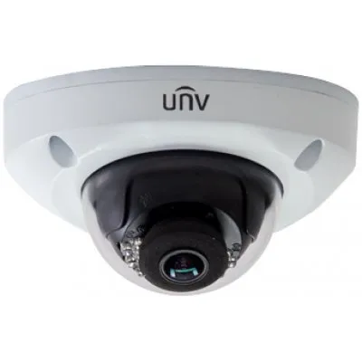 Camera IP Uniview IPC314SR-DVPF28 4MP, 2.8mm, Smart IR 15m, microfon integrat, ePoE, H.265, slot card microSD