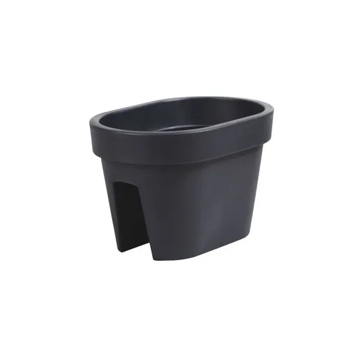 Ghiveci de balustradă Lofly Railing, antracit, 40 cm, antracit, 40 cm