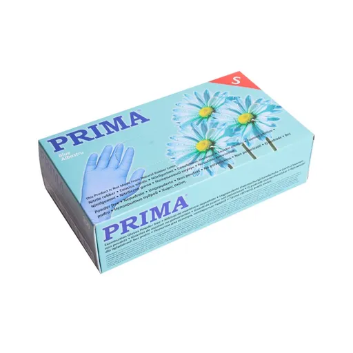 Manusi nepudrate din Nitril Albastru 100 buc - marimea S