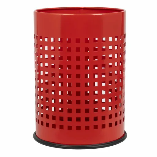 Alda Coș de gunoi Officer perforat 18 l, roșu, roșu, 18 l