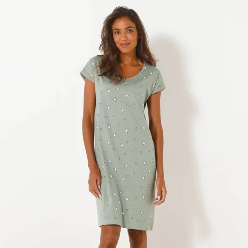 Set de 2 cămăși de noapte imprimate cu The silent night