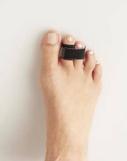 1 pereche de bandaje pentru degete cu cupru, negru