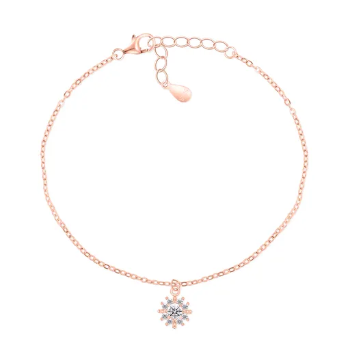 Brilio Silver Brățară frumoasă bronz cu zircon BRC51R