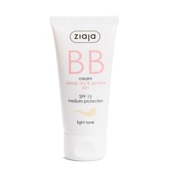 Ziaja BB cremă pentru piele normală, uscată și sensibilă SPF 15 Light Tone (BB Cream) 50 ml
