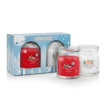 Yankee Candle Set cadou de Crăciun Lumânări Signature 2 buc