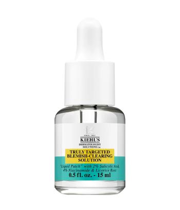 Kiehl's Plasture lichid invizibil pentru acnee (Truly Targered Blemish-Clearing Solution) 15 ml