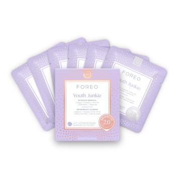 Foreo Mască de reînnoire intensivă pentru pielea uscată cu riduri fine UFO™ Youth Junkie (Intensive Mask) 6 x 6 g