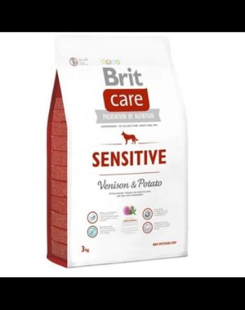 BRIT Care Dog Grain-free Sensitive 3 kg Hrana uscata pentru caini cu intolerante alimentare, cu vanat si cartofi