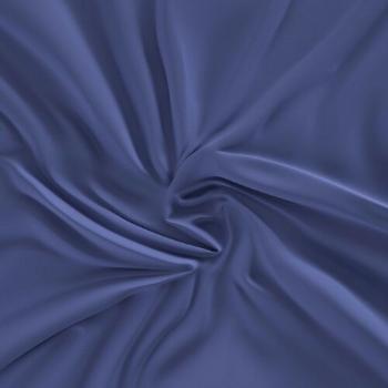 Kvalitex Cearșaf Satin cu elastic albastru închis, albastru închis, 160 x 200 cm