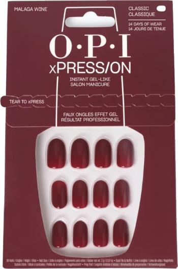OPI Unghii de gel xPRESS/ON (Press On Nails – Malaga Wine)