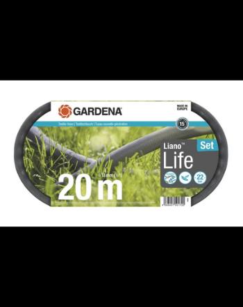 GARDENA Kit de 20 m de furtun textil Liano Life