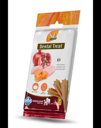 FARMINA N&amp;D Pumpkin Dental Treat Chicken Pomegranate Medium/Maxi 100 g Batoane dentare caini de talie medie si mare, cu pui