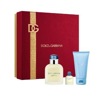 Dolce & Gabbana Light Blue Pour Homme - EDT 75 ml + gel de duș 50 ml + EDT 4,5 ml