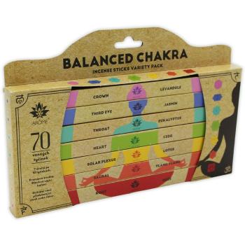 Set bețișoare parfumaArome Balanced Chakra, 7 buc., 