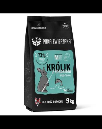 PAKA ZWIERZAKA Seventh Heaven Sac hrana caini talie medie, cu iepure si somon 9kg
