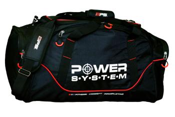 POWER SYSTEM Gym Bag Magna čierna-červená