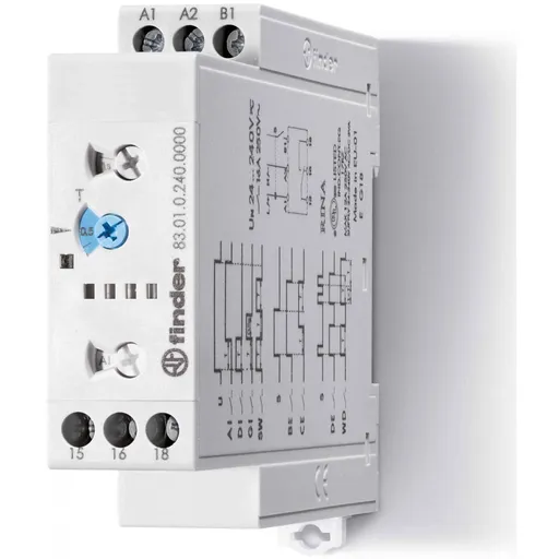 Releu de timp multifunctiune (AI, DI, SW, BE, CE, DE), multi-tensiune Finder 83.01.0.240.0000