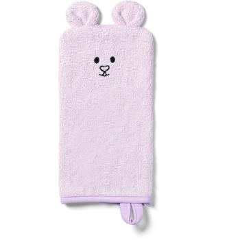 BabyOno Washcloth Natural Bamboo Balsam de spalat Pink 25x12 cm 1 buc