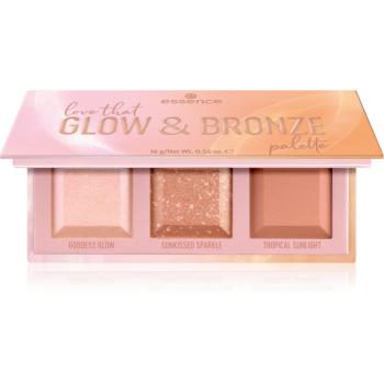 Essence love that GLOW & BRONZE Patela pentru conturul fetei 16 g