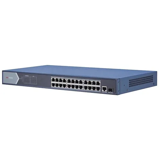 Switch 24 porturi POE Gigabit Hikvision DS-3E0526P-E, PoE power management