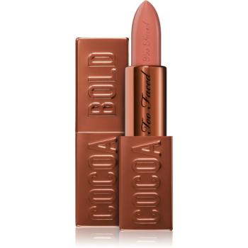 Too Faced Cocoa Bold Lipstick krémová rtěnka odstín Hot Chocolate 3,3 g
