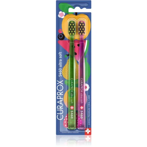 Curaprox Limited Edition Juicy periuțe de dinți 5460 Ultra Soft 2 buc