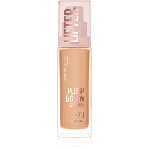 MAYBELLINE NEW YORK Lifter Plump & Glow machiaj de stralucire pentru un look natural culoare 220 30 ml