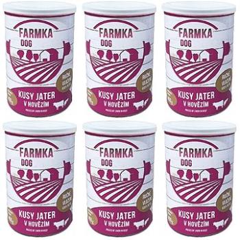 FARMKA DOG s játry 400 g 6 ks (8594025084685)