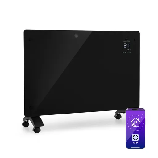 Klarstein Bansin Crystal Smart, radiator cu convector, 1500 W, 5 - 50 °C, control prin aplicație