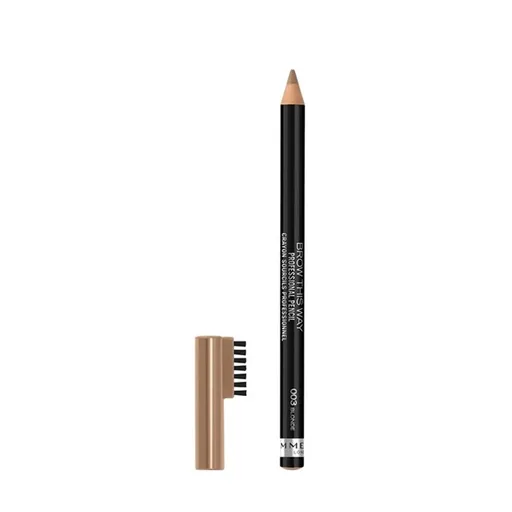 Rimmel Creion pentru sprâncene Brow this Way (Professional Pencil) 1,4 g 003 Blonde