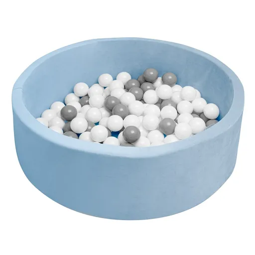 Piscină uscată pentru copii cu bile New Baby,albastru, albastru