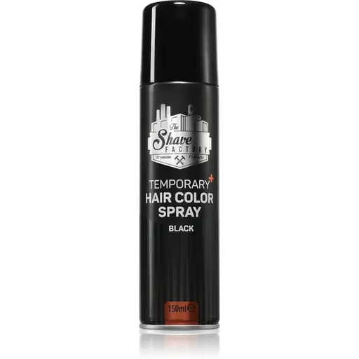 The Shave Factory Temporary Hair Color Spray spray pentru păr culoare Black 150 ml