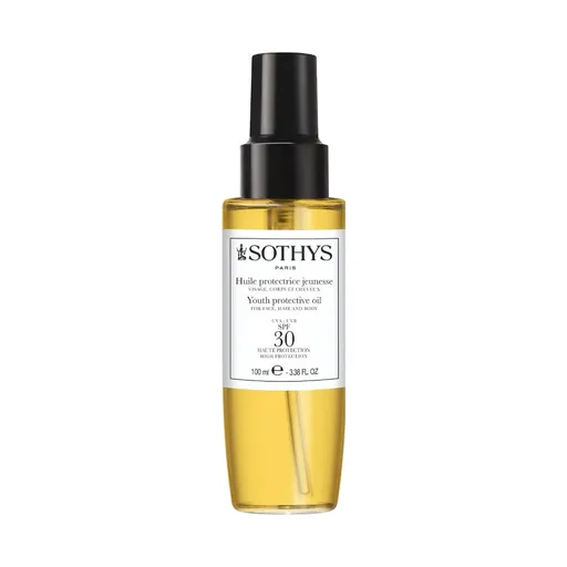 SOTHYS Paris Ulei de protecție solară pentru față, corp și păr SPF 30 (Youth Protective Oil) 100 ml