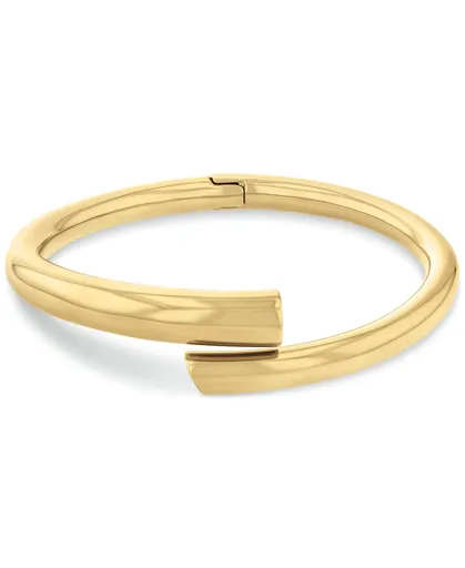 Calvin Klein Brățară solidă din oțel placată cu aur Spiral 35000763