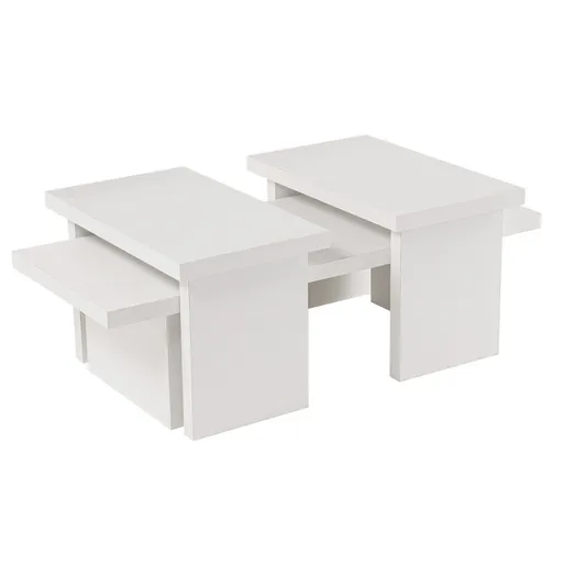 Măsuță de conferință Sanctuary Wood White, alb