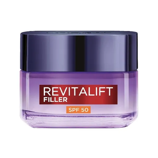 L'Oréal Paris Cremă de zi anti-îmbătrânire SPF 50 Revitalift Filler (Anti-Wrinkle Cream) 50 ml