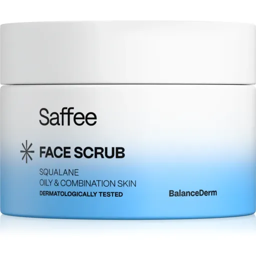 Saffee BalanceDerm Face Scrub exfoliant facial pentru ten gras și mixt 50 ml