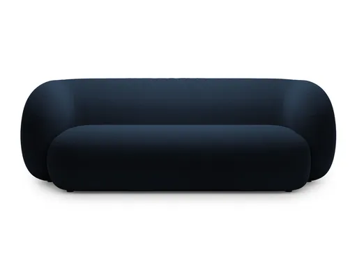 Canapea modulara 3 locuri, Kate, Micadoni Home, 213x99x76 cm, catifea, albastru regal