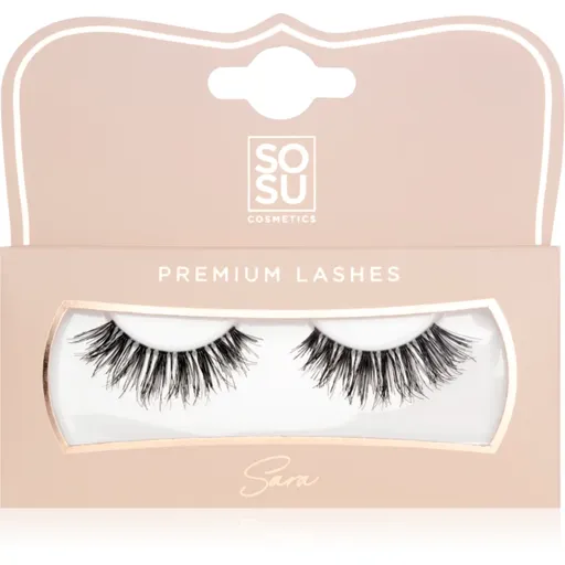 SOSU Cosmetics Premium Lashes gene false culoare Sara 1 buc
