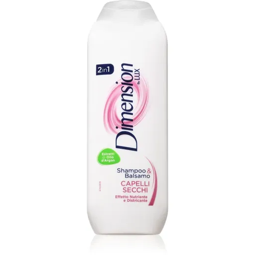 Dimension by Lux 2in1 sampon si balsam 2 in 1 pentru par uscat 250 ml
