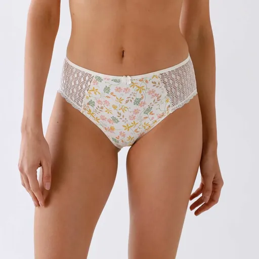 Chiloți maxi cu imprimeu floral Coria, set de 2