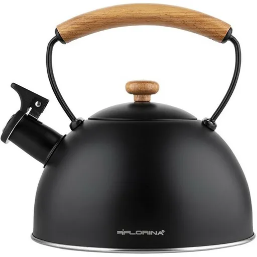 Florina Ceainic din oțel inoxidabil Natura Line1,8 l, negru